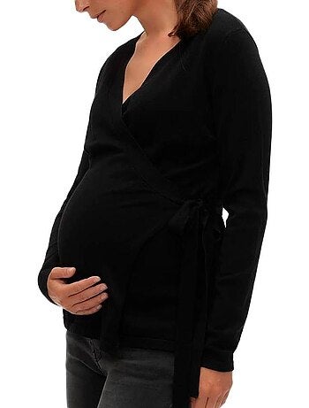 Mamalicious lena zwarte zwangerschapstrui voor dames