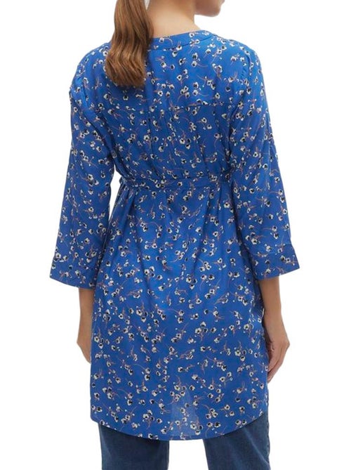 Mamalicious Levie Blauwe Tuniek voor Dames - Kiabi Mamalicious Levie Blauwe Tuniek voor Dames - Kiabi