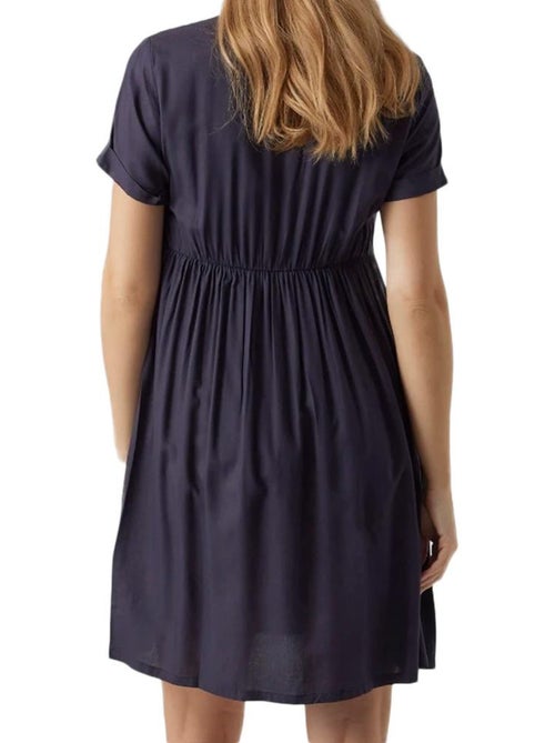 Mamalicious Lia Zwangerschapsjurk Marineblauw - Kiabi Mamalicious Lia Zwangerschapsjurk Marineblauw - Kiabi