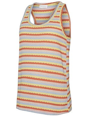 Mamalicious lohana dames tanktop geel/oranje