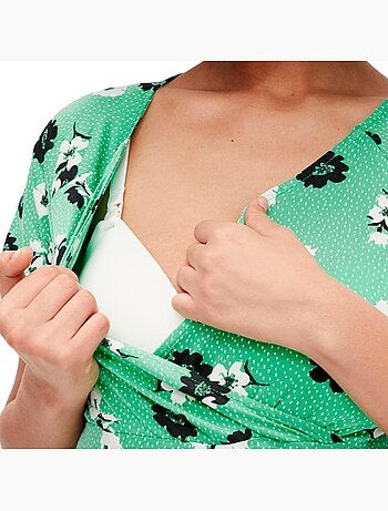 Mamalicious lovely zwangerschap t-shirt groen voor dames