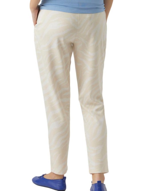 Mamalicious Lyates Beige Dames Zwangerschapspantalon - Kiabi Mamalicious Lyates Beige Dames Zwangerschapspantalon - Kiabi