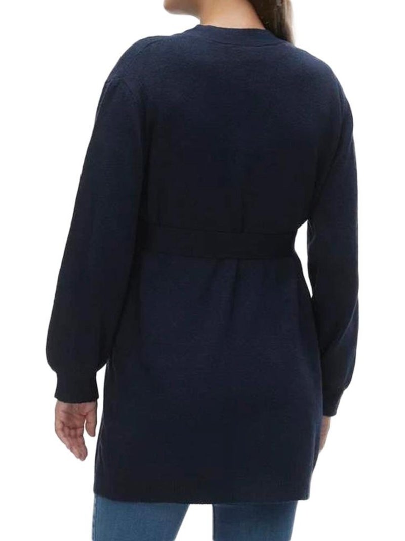Mamalicious Mélannie Dames Gilet Marine Marineblauw - Kiabi