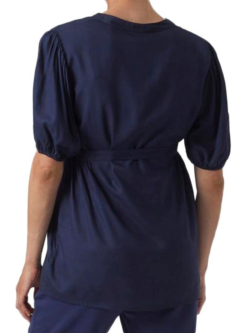 Mamalicious Mercy Lia Zwangerschapsblouse Donkerblauw Marineblauw - Kiabi