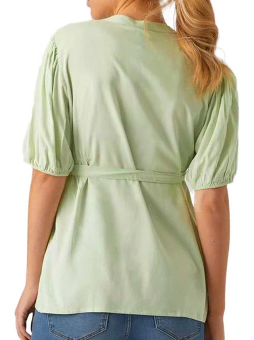 Mamalicious Mercy Lia Zwangerschapsblouse Groen voor Dames - Kiabi Mamalicious Mercy Lia Zwangerschapsblouse Groen voor Dames - Kiabi