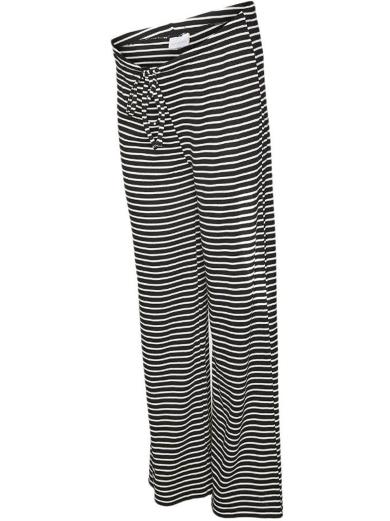 Mamalicious Mette Zwart-Witte Dames Zwangerschapsbroek Zwart - Kiabi