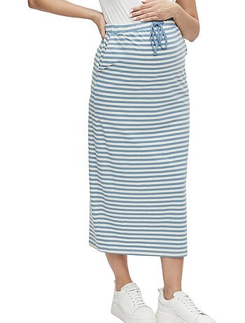 Mamalicious molly dames rok wit/blauw