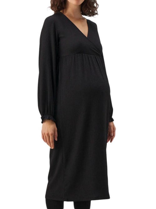 Mamalicious Naomi Zwarte Zwangerschapsjurk - Kiabi Mamalicious Naomi Zwarte Zwangerschapsjurk - Kiabi