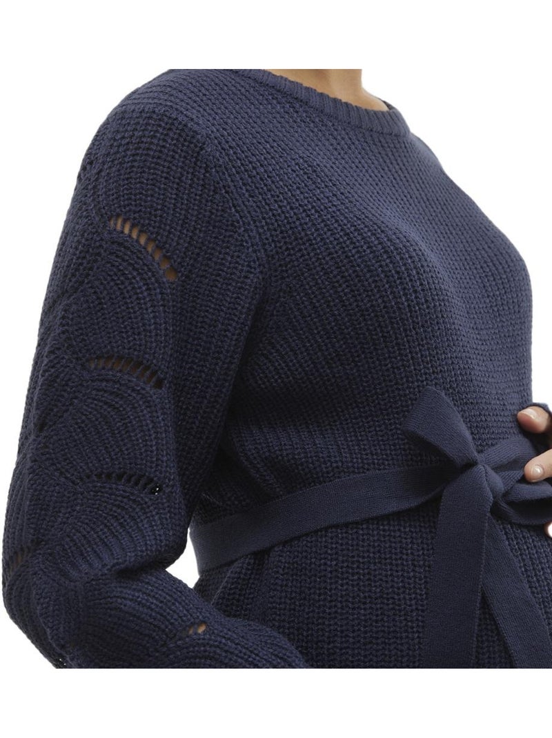 Mamalicious Newlina Zwangerschapsjurk Marineblauw Marineblauw - Kiabi