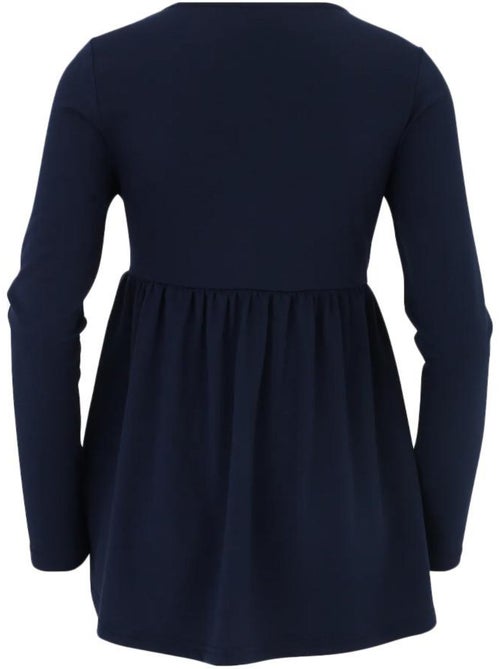 Mamalicious Peppi Marineblauwe Blouse voor Dames - Kiabi Mamalicious Peppi Marineblauwe Blouse voor Dames - Kiabi