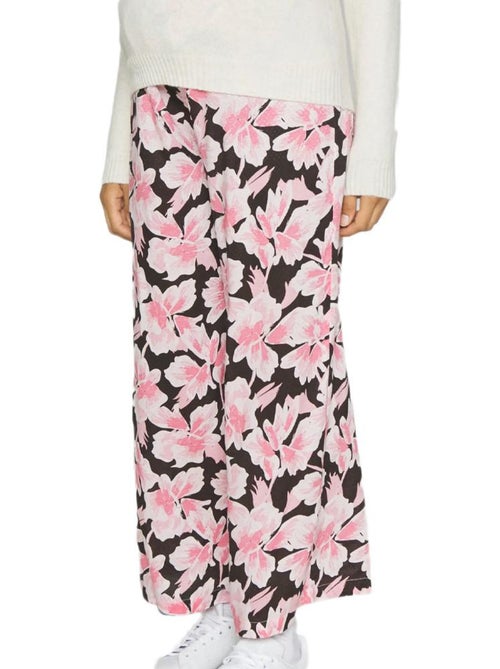 Mamalicious Poetry Dames Pantalon Zwart/Roze - Kiabi Mamalicious Poetry Dames Pantalon Zwart/Roze - Kiabi