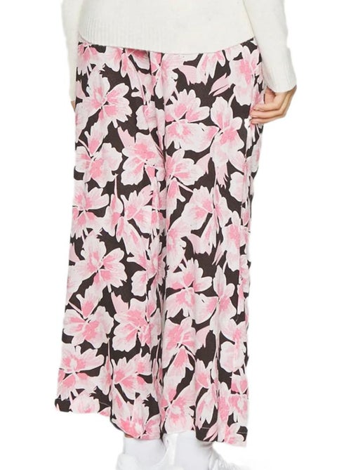 Mamalicious Poetry Dames Pantalon Zwart/Roze - Kiabi Mamalicious Poetry Dames Pantalon Zwart/Roze - Kiabi