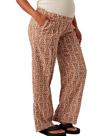 Mamalicious rita dames broek wit/bruin