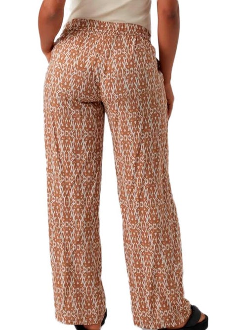 Mamalicious Rita Dames Broek Wit/Bruin - Kiabi Mamalicious Rita Dames Broek Wit/Bruin - Kiabi