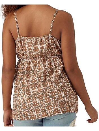 Mamalicious rita dames top wit/bruin