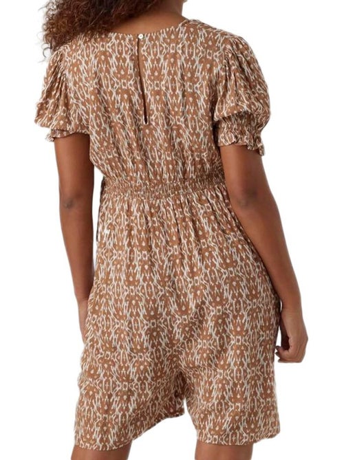 Mamalicious Rita Zwangerschaps Playsuit Bruin/Wit - Kiabi Mamalicious Rita Zwangerschaps Playsuit Bruin/Wit - Kiabi
