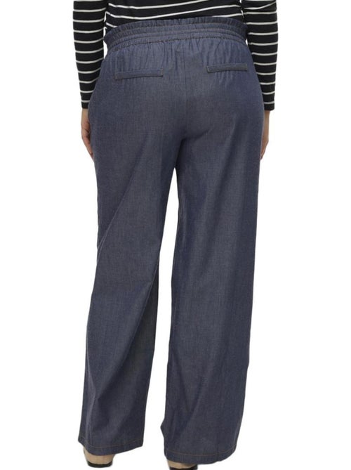 Mamalicious Talia Dames Broek - Blauw - Kiabi Mamalicious Talia Dames Broek - Blauw - Kiabi