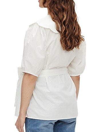 Mamalicious tora witte damesblouse