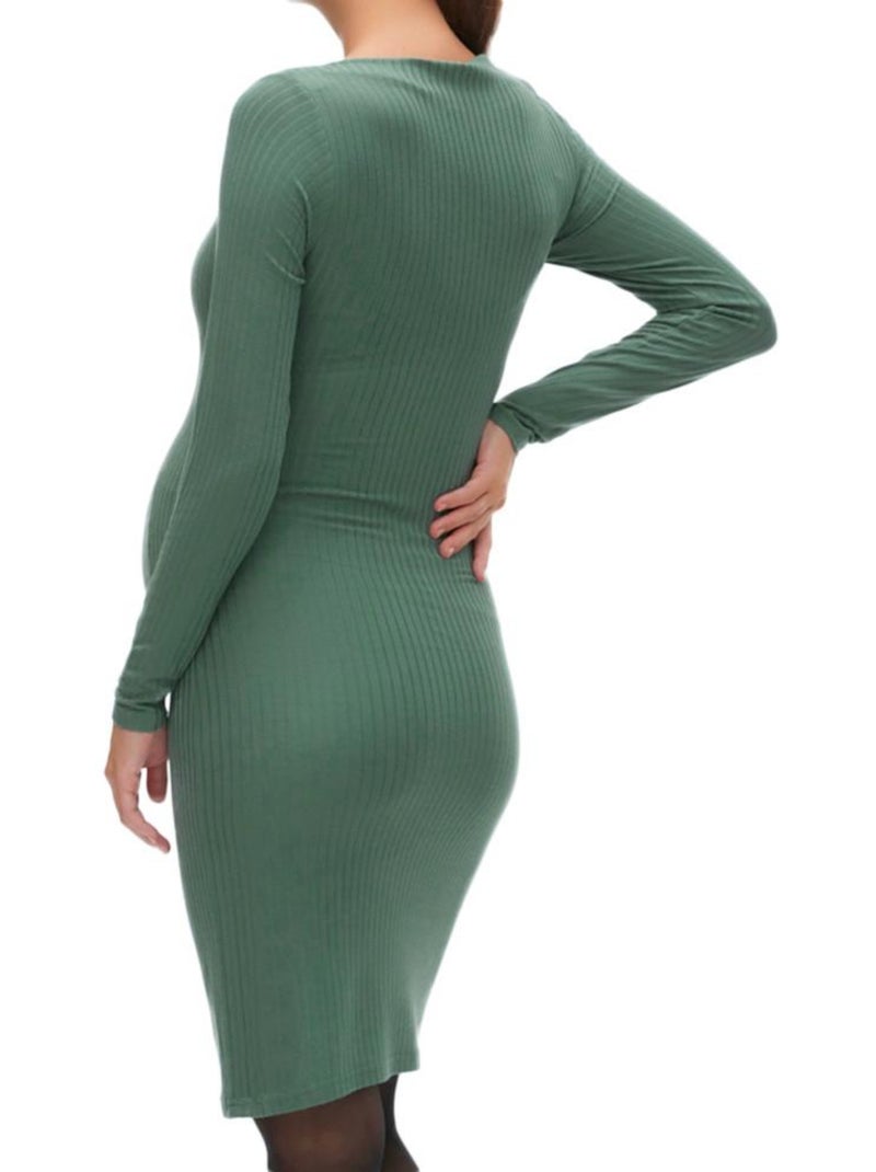 Mamalicious Trinity Zwangerschapsjurk Groen voor Dames Groen - Kiabi