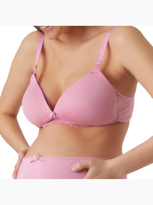 Mamalicious Wamour 2-in-1 Roze Zwangerschaps- en Borstvoedingsbeha - Kiabi Mamalicious Wamour 2-in-1 Roze Zwangerschaps- en Borstvoedingsbeha - Kiabi