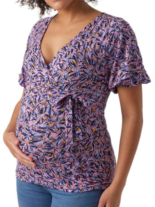 Mamalicious Wanessa Zwangerschap T-shirt Paars/Roze Dames - Kiabi Mamalicious Wanessa Zwangerschap T-shirt Paars/Roze Dames - Kiabi