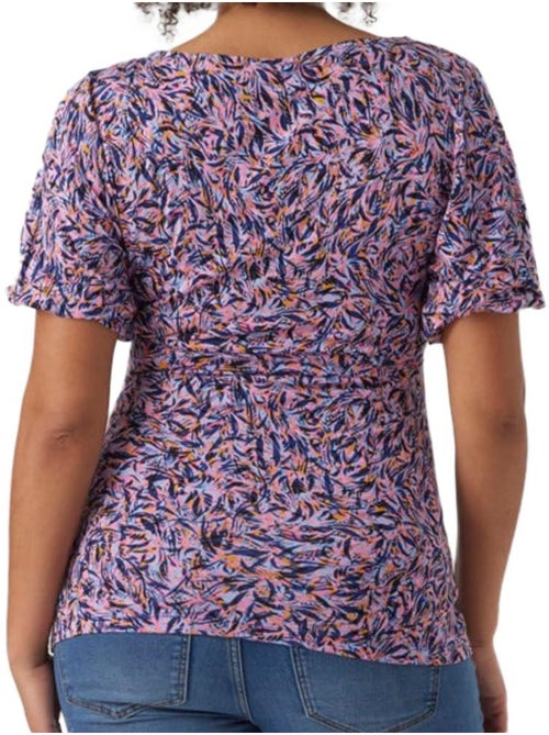 Mamalicious Wanessa Zwangerschap T-shirt Paars/Roze Dames - Kiabi Mamalicious Wanessa Zwangerschap T-shirt Paars/Roze Dames - Kiabi