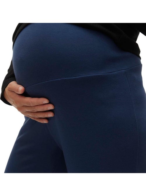 Mamalicious Zwangerschapsbroek Marineblauw Dames Wide Leg - Kiabi Mamalicious Zwangerschapsbroek Marineblauw Dames Wide Leg - Kiabi