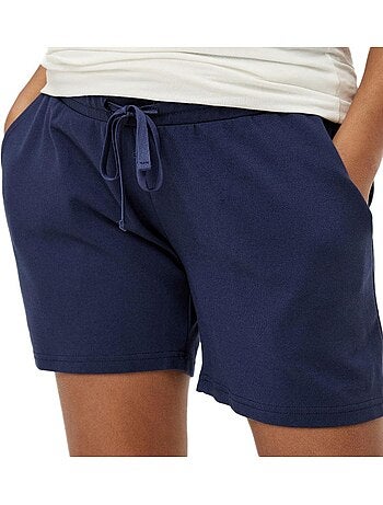 Mamalicious zwangerschapsshort voor dames - marineblauw