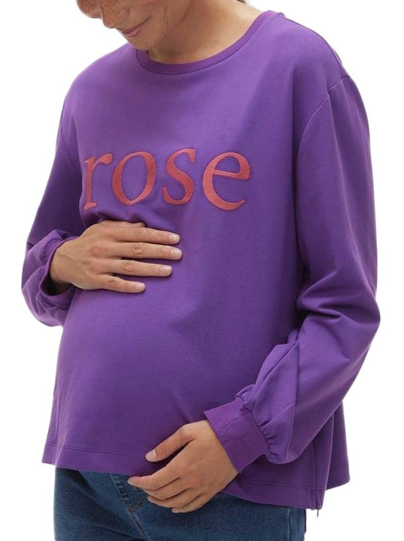 Mamalicious Zwangerschapstrui Dames Paars/Roze 20019378 Paars - Kiabi