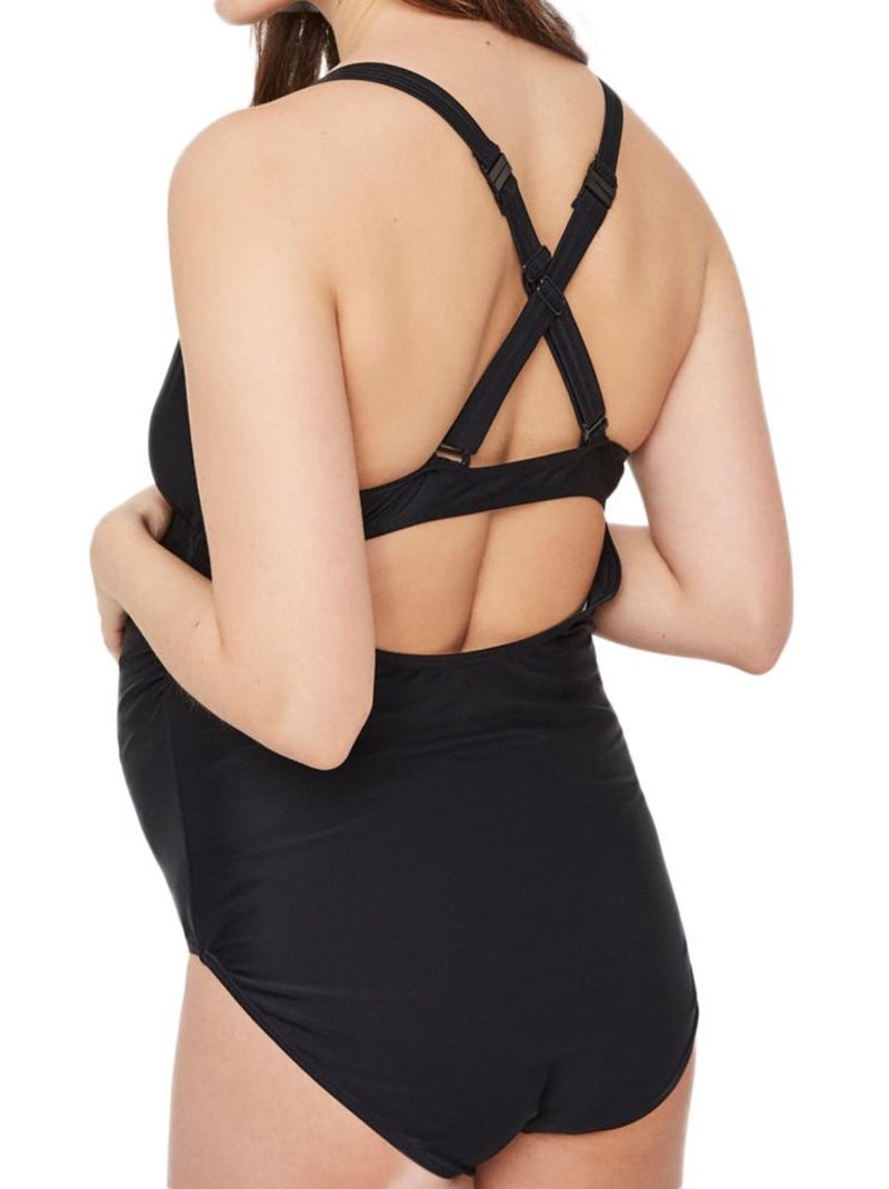Mamalicious Zwart Dames Zwempak 20017870 Zwart - Kiabi