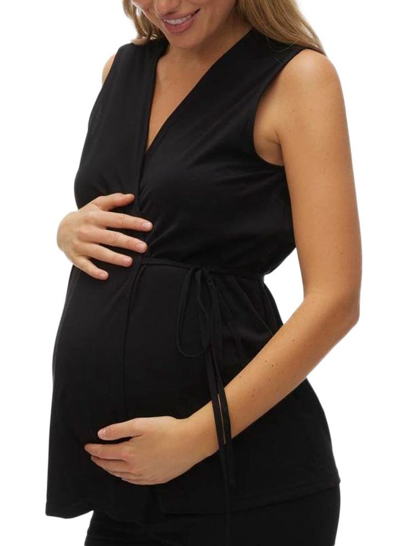 Mamalicious Zwarte Zwangerschapsblouse voor Dames Zwart - Kiabi