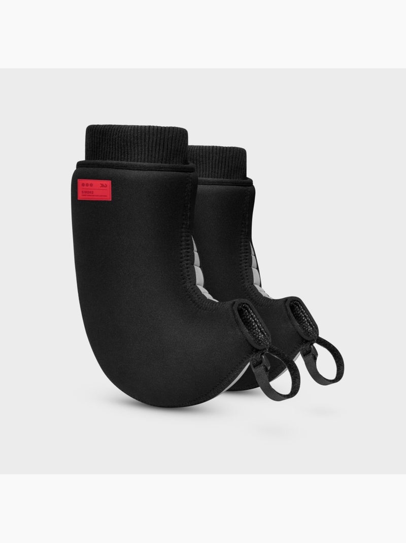 Manchons guidon vélo hiver cyclisme homme et femme dw mitt Noir - Kiabi