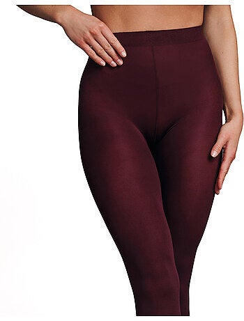 Mangue panty effen 60 denier bruin
