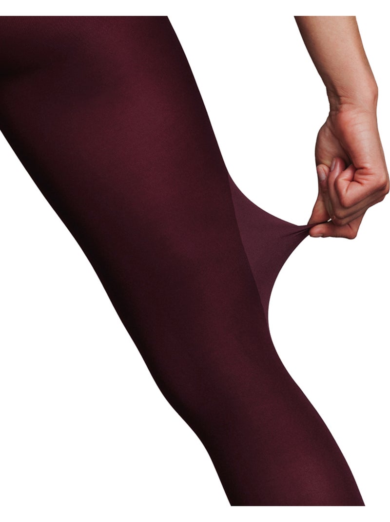 Mangue panty effen 60 denier rood Rood - Kiabi
