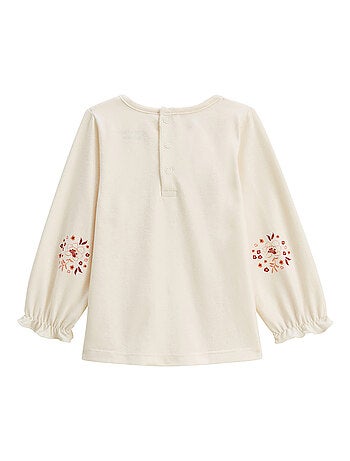 Manouk baby fleece overall en t-shirt set