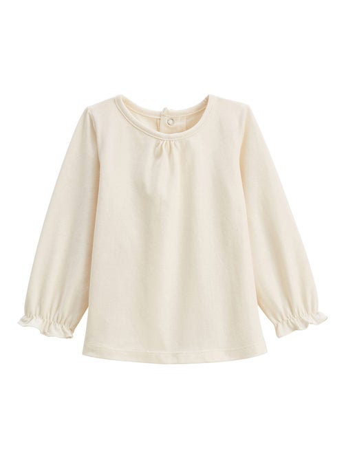 Manouk baby fleece overall en t-shirt set - Kiabi
