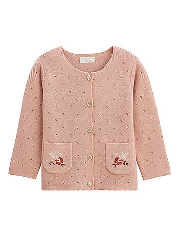 Manouk kindergebreid vest