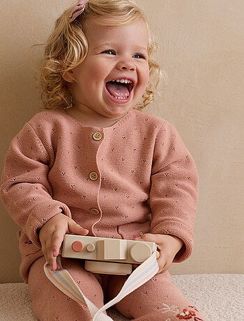 Manouk kindergebreid vest