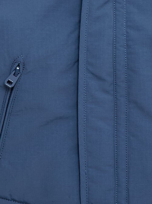 Manteau à capuche doublé fausse fourrure - Kiabi