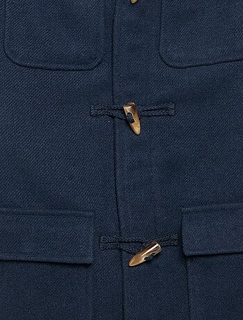 Manteau à capuche et brandebourgs