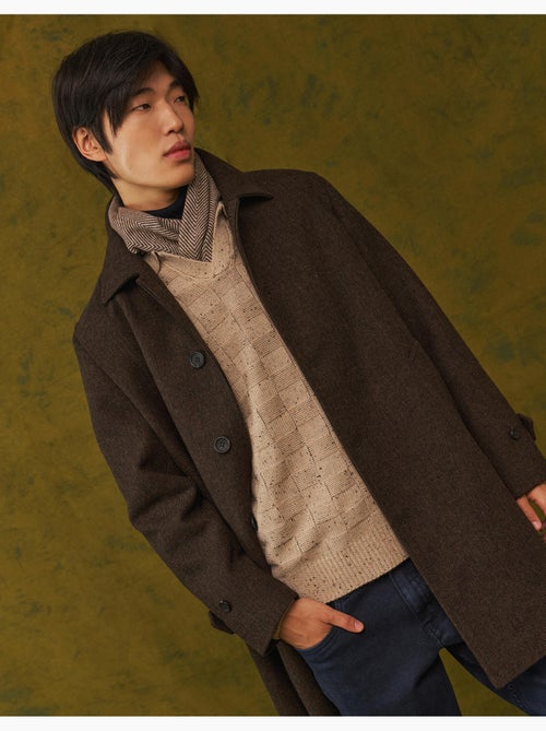 Manteau à carreaux, mo fashion - Kiabi