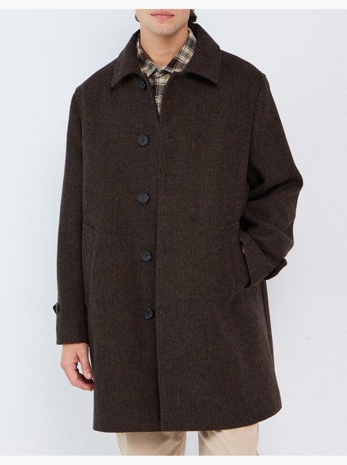 Manteau à carreaux, mo fashion - Kiabi