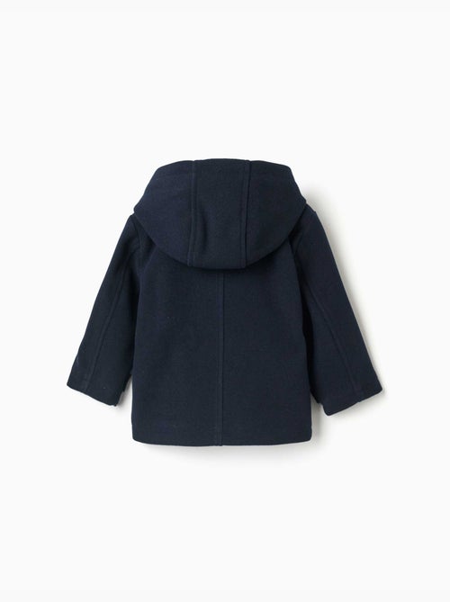Manteau à effet laine avec poches b&s - Kiabi
