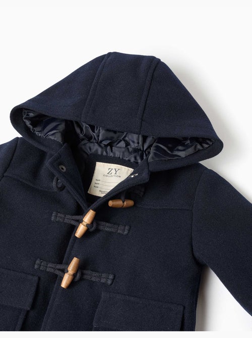 Manteau à effet laine avec poches b&s - Kiabi