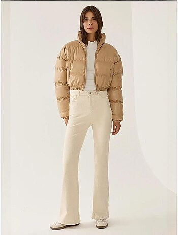 Manteau bouffant en similicuir hiccup