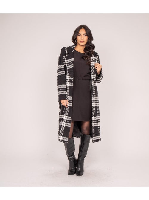 Manteau carreaux ureno - Kiabi