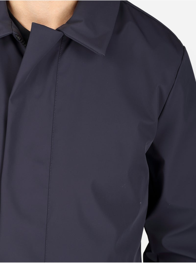 Manteau col chemise - schott Bleu - Kiabi
