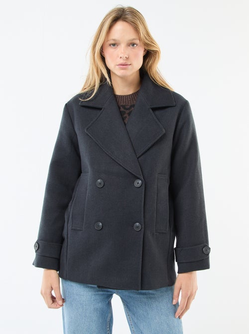 Manteau court facon lainage - Kiabi