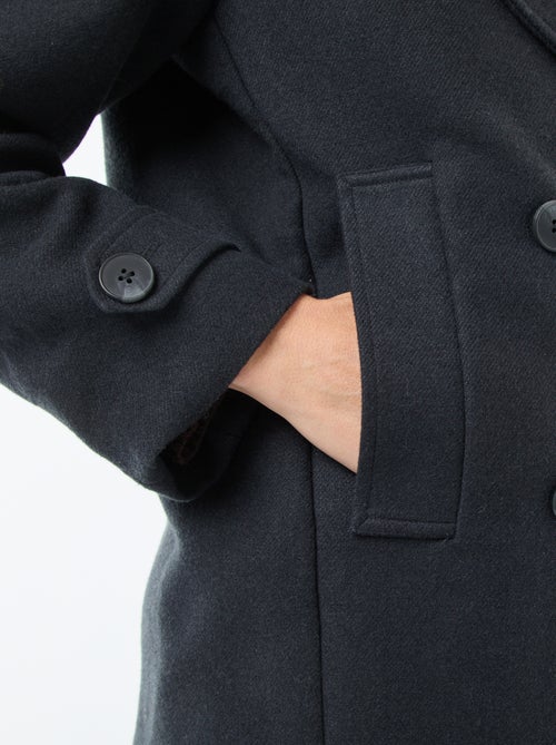 Manteau court facon lainage - Kiabi