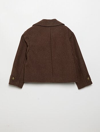 Manteau court façon paletot